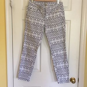 LOFT Pattern Ankle Jeans